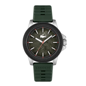 Relógio Lacoste Highkey Masculino Borracha Khaki