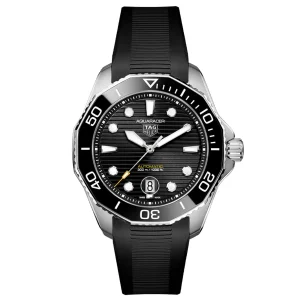 Relógio Tag Heuer Aquaracer Masculino Borracha Preto